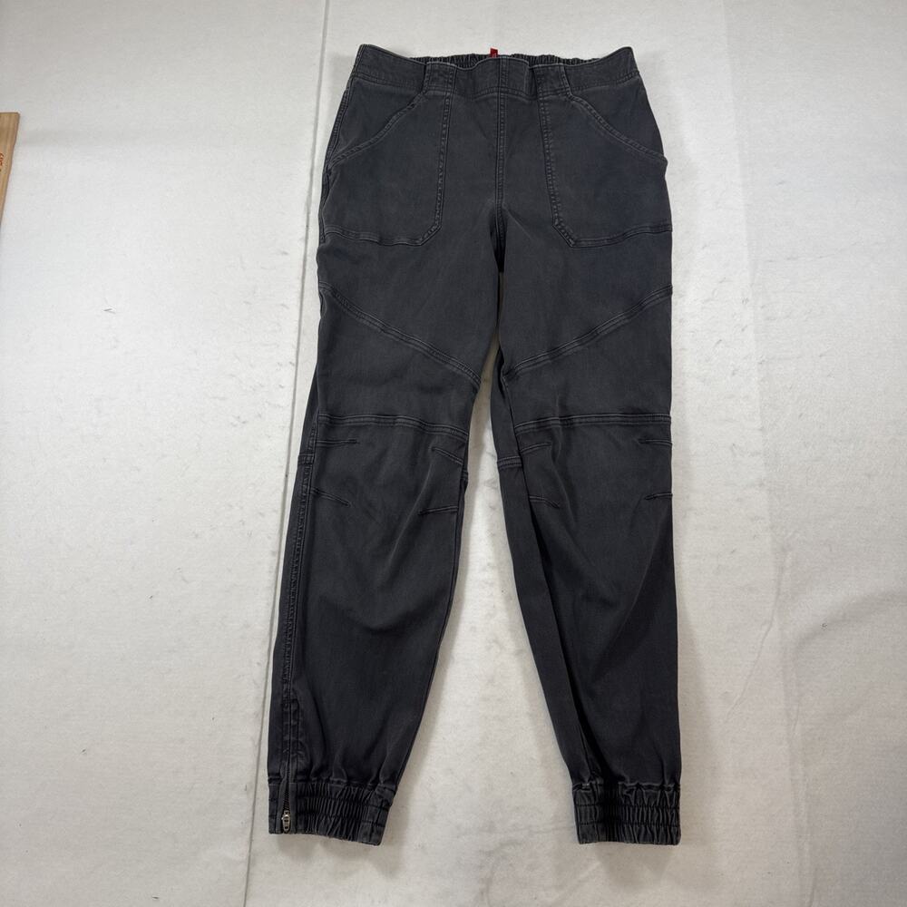 SPANX Black Wide Leg Utility Jogger